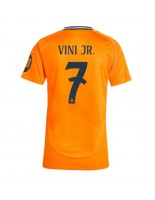 Real Madrid Vinicius Junior #7 Venkovní Dres pro Dámské 2024-25 Krátký Rukáv